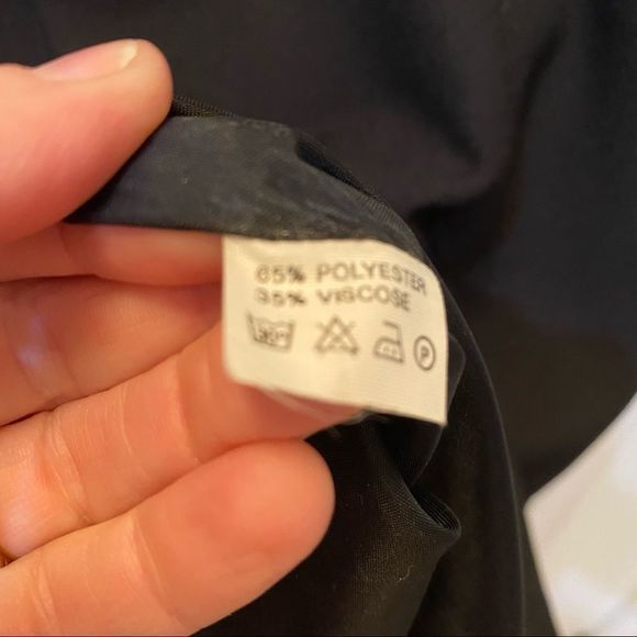 COPY - Divine black sleeveless dress zipper back size 38 - Picture 4 of 7